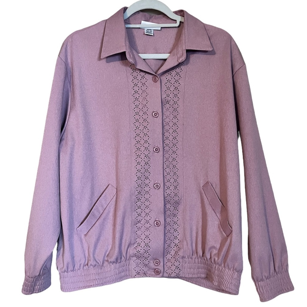 Vintage ALFRED DUNNER  eyelit detail jacket Size 12